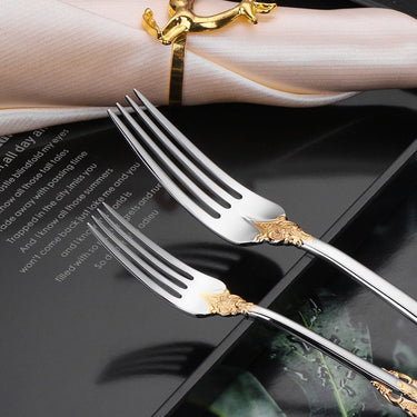 30 - Pieces Royal Vintage Stainless Steel Cutlery - Casatrail.com